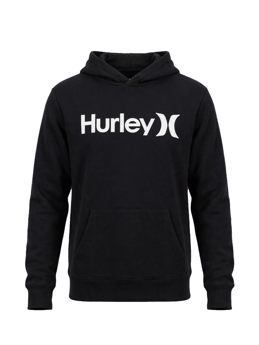 Hurley Hoodie Youth XL 18/20 Black Fleece Pullover Logo Skate Surf